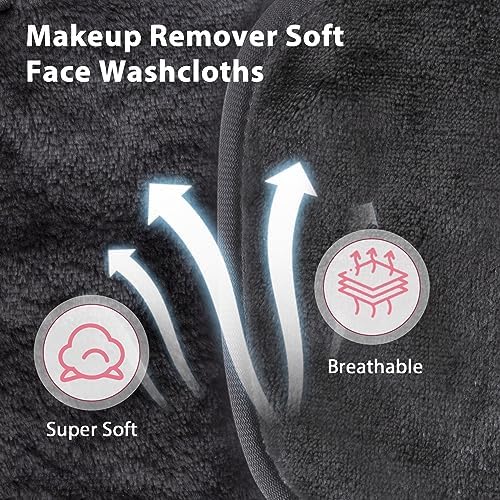 Makeup Remover Cloth, Makeup Remover Pads Microfiber Face Washcloth - Image 3