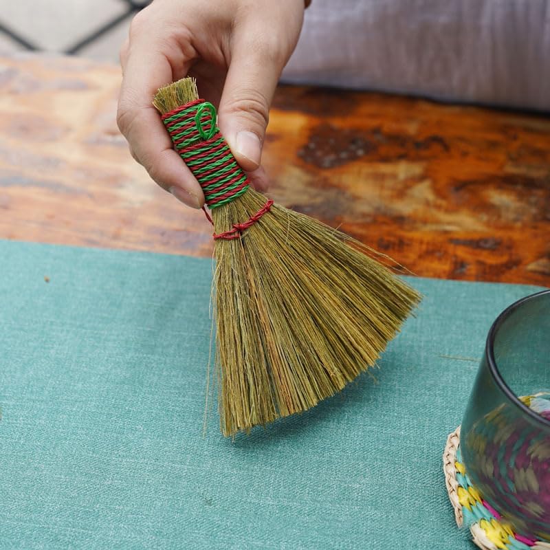 Mini Straw Broom, Desktop Cleaning Broom - Image 6