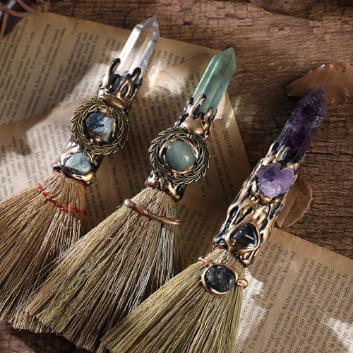 RENEMEGO Witch Crystal Altar Broom - Image 7