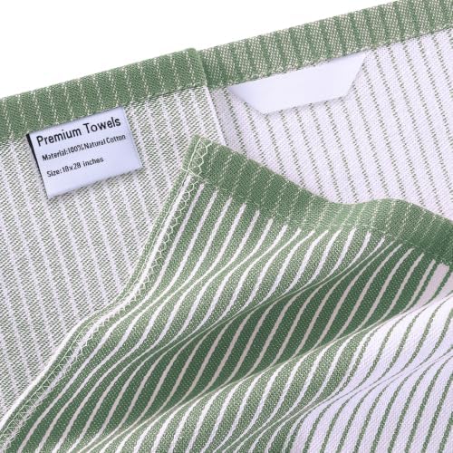 Homaxy Premium 100% Cotton Kitchen Towels 18"x28", 6 Pack - Image 3