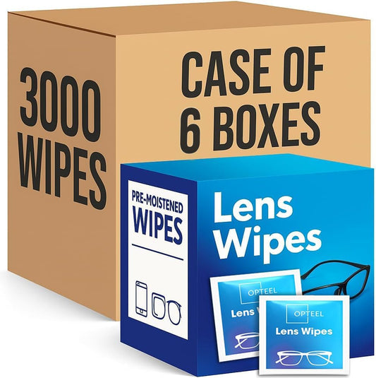 Lens Wipes for Eyeglasses by OPTEEL