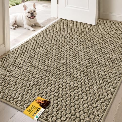 JSEI Dirt Trapper Door Mat 36"x60", Non-Slip Entryway Rugs by JSEI