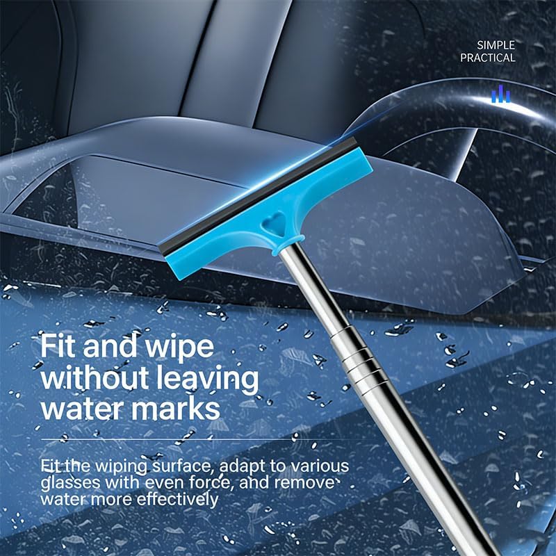 5 PCS Side Mirror Squeegee, Retractable Car Rearview Mirror Wiper - Image 4