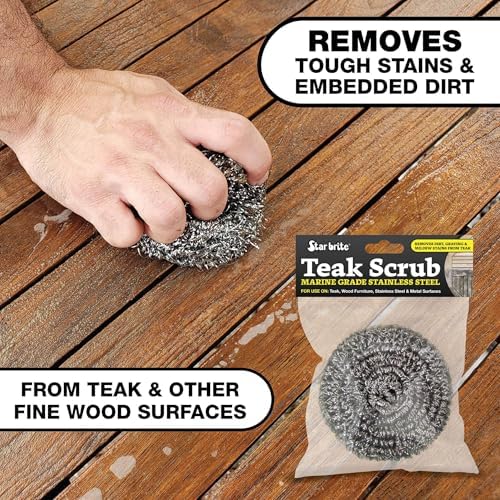 STAR BRITE Marine-Grade Stainless Steel Scrub Scouring Pad Scrubber - Image 6