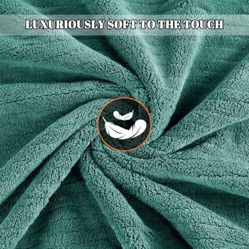 4 Pack Bath Towels Set 35 x 70in Extra Large, Ultra Soft Microfiber - Image 3