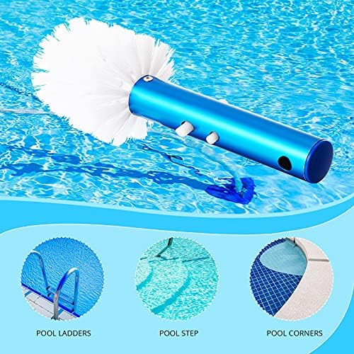 Patelai Corner Pool Brush Step 180 Degree Rotation Handle Scrub, 1 Piece - Image 4