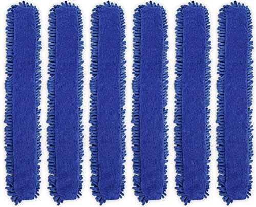 CleanAide Dual-Sided Chenille and Terry Microfiber Duster Covers, Fits Flex by Eurow