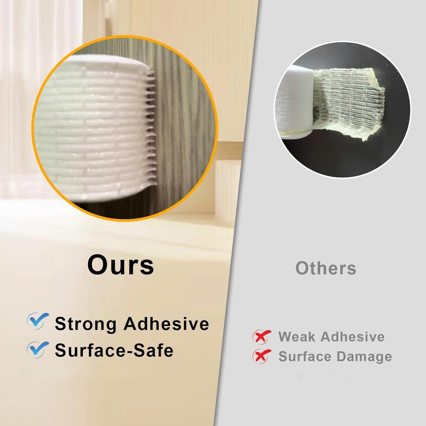 White Foam Insulation Tape, Strong Adhesive Weather Stripping Door Seal for Doors and Windows,Sliding Door,High Density Rubber Weatherstrip, SoundProof Weatherproof (3/4 in x 3/8 in x 13Ft)