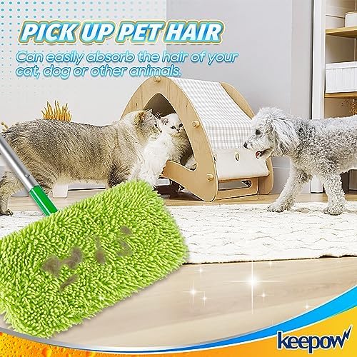 KEEPOW Reusable Microfiber Mop Pads Compatible - Image 4