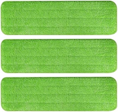 AmaVins 3 Pack Microfiber Cleaning Pads, Reusable Microfiber Mop Pads by AmaVins
