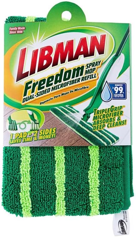 Libman Freedom Spray Mop Dual Sided Microfiber Refill by TheLibmanCompany