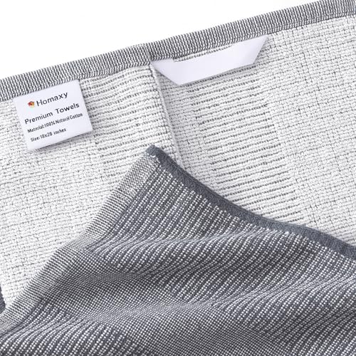 Homaxy 380 GSM Cotton Premium Kitchen Towels 6 Pack - Image 2