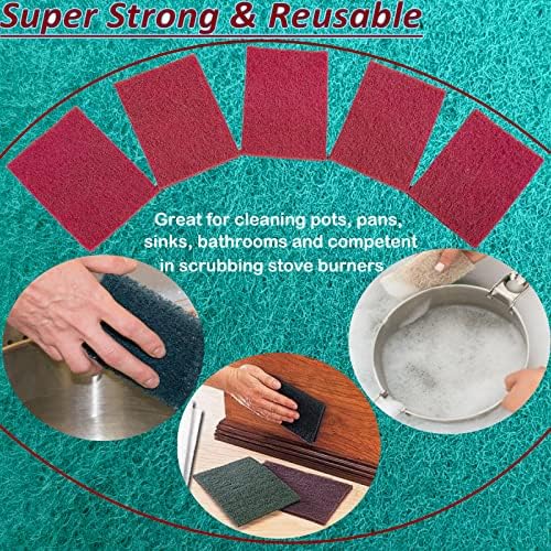 Tonmp 10 Pack 6" x 9" 400 Grit General Purpose Scuff Pads - Image 5