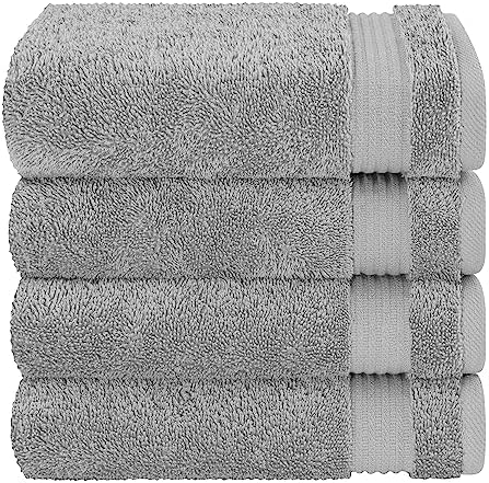 Cotton Paradise Hand Towels for Bathroom, 100% Cotton Turkish 4 Piece Hand - Image 5