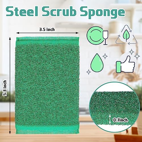 Thyle 8 Pack Kitchen Sponges for Dish, Non Scratch Scrubber - Image 2
