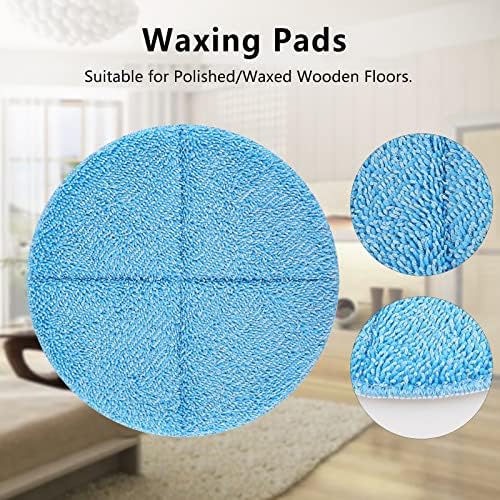Cordless Electric Mop Pads, 7.28in Round Replacement Pads - Image 5