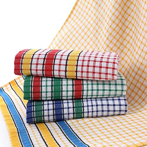 Large Kitchen Dish Towels, 16 Inch x 26 Inch Bulk Absorbent Cotton Kitchen - Image 7