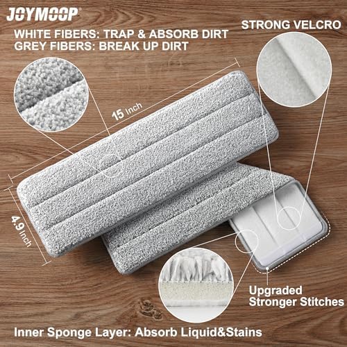 JOYMOOP Reusable Microfiber Mop Pads - Image 3