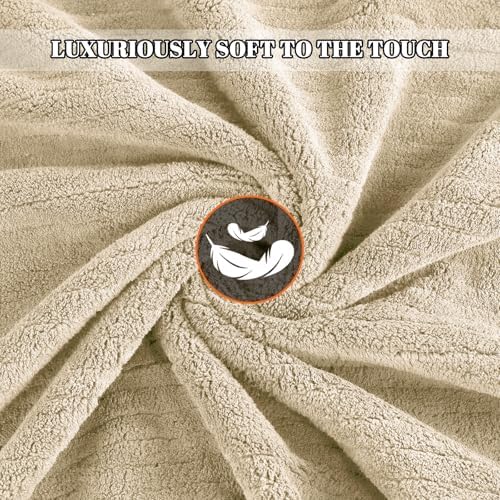 4 Pack Bath Towels Set 35 x 70in Extra Large, Ultra Soft Microfiber - Image 3