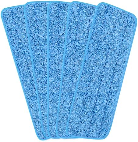 16.5 inch Reusable Mop Pads Microfiber Spray Mop Replacement Heads by H-Gamely