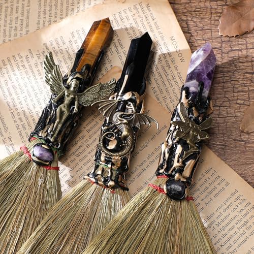 RENEMEGO Witch Broom Witchcraft Supplies - Image 7