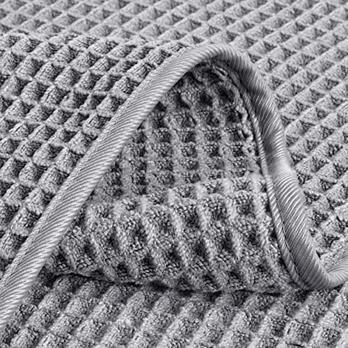 POLYTE 430 GSM Poly Blend Microfiber Quick Dry Waffle Hand Towel, 16x30 in - Image 4