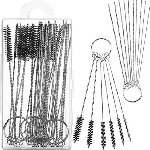 Frienda 32 Piece Carburetor Cleaning Kit Carburetor Cleaner Tool Brushes - Image 7