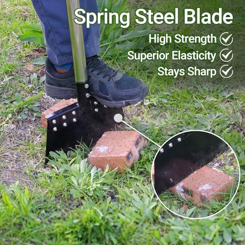 63 Inch One-Piece Handle Weed Scraper - Image 3