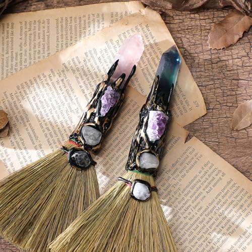 RENEMEGO Witchcraft Supplies Witches Broom - Image 6
