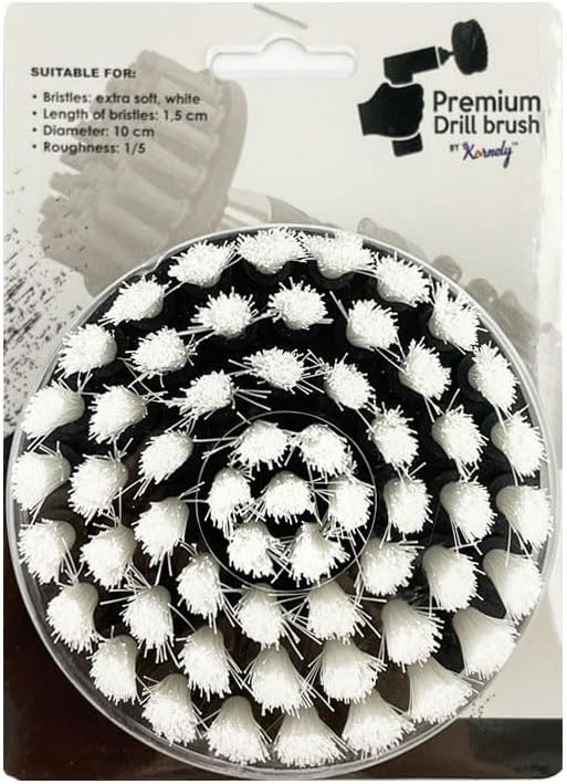Premium Drill Brush Professional – Extra-Soft 4 in White | Scratch-Free - Image 2