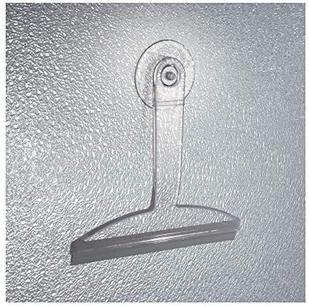 8" Clear Plastic Suction Squeegee Shower Window Cleaner - Image 6