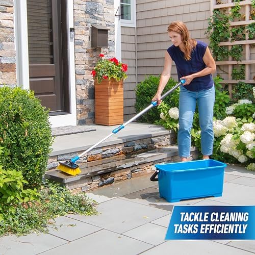 Unger Professional Lock-On EZ Extend Pro Telescopic Pole, Extension 2.6’ to 5.3’ - Image 3
