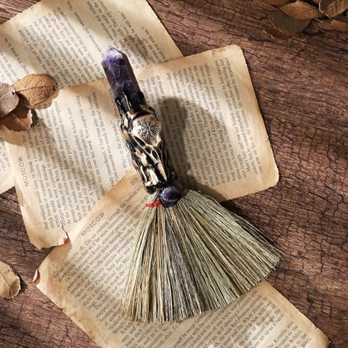 RENEMEGO Witchcraft Supplies Witches Broom - Image 5