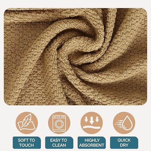 Casa Platino Kitchen Towel Set 8 Pc 4 Dish Towels - Image 7