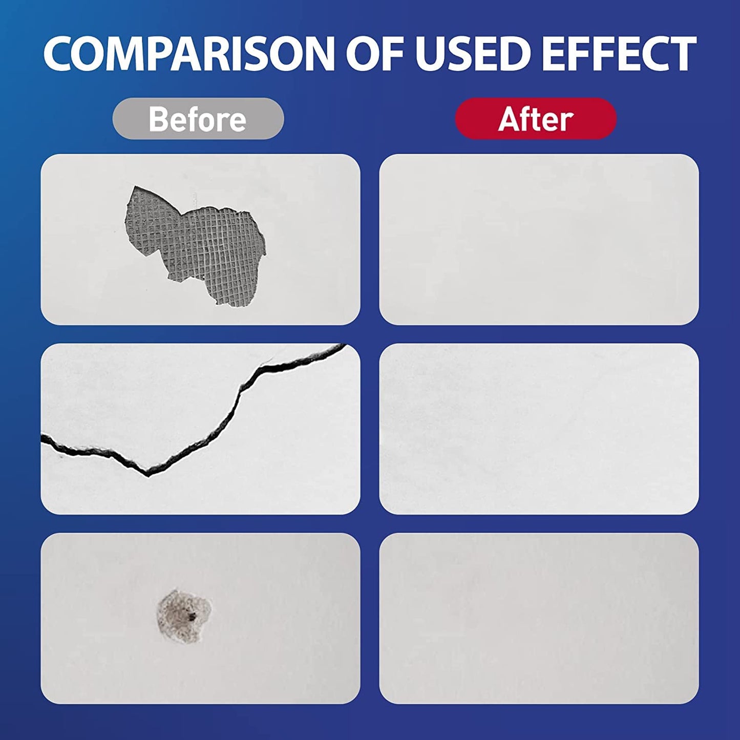 Spackle Wall Repair Kit,Drywall Repair kit,Wall Mending Agent Putty with Scraper,Plaster Wall Repair Paste for Wall Crack/Nail Hole/Graffiti,Wall Surface