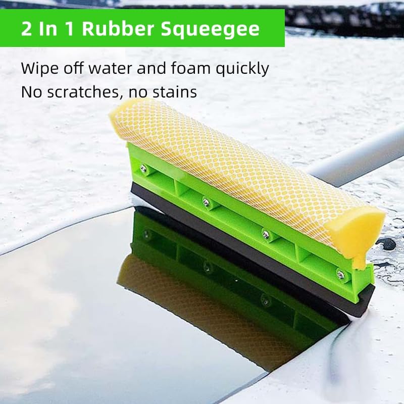 62" Car Wash Brush with Long Handle, Chenille Microfiber Car Wash Mop Mitt - Image 5