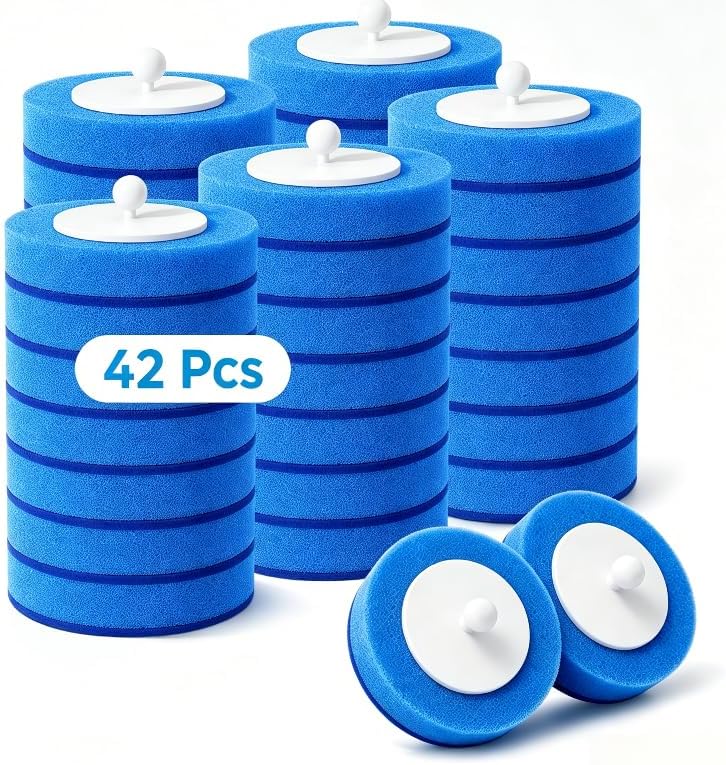 Toilet Wand Refills，Toilet Brush Replacement, Hygienic and Easy to Use by MOPUP
