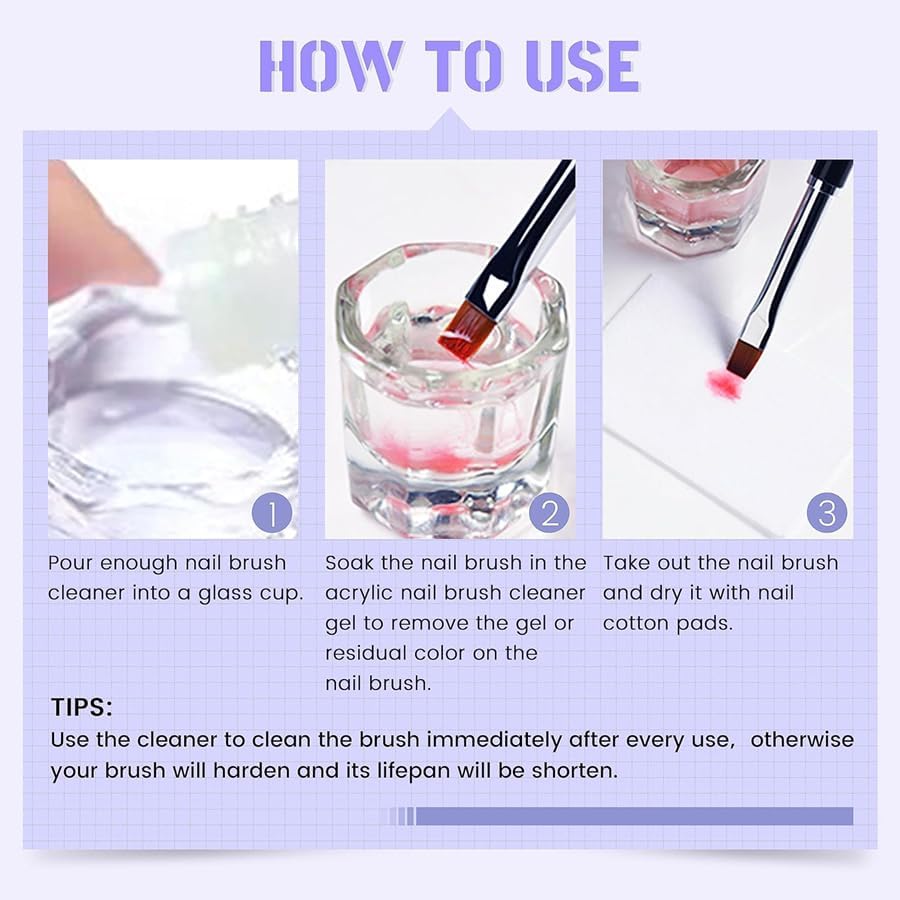 Nail Brush Cleaner & Revitalizing Solution– Fast-Acting 240ML - Image 5