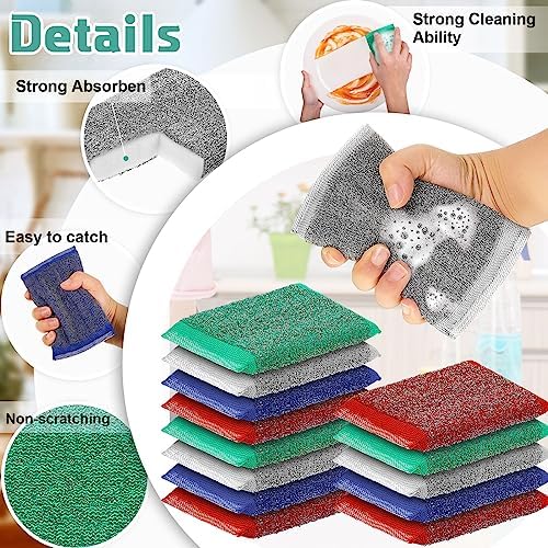 Thyle 36 Pack Kitchen Sponges for Dish, Non Scratch Scrubber - Image 3