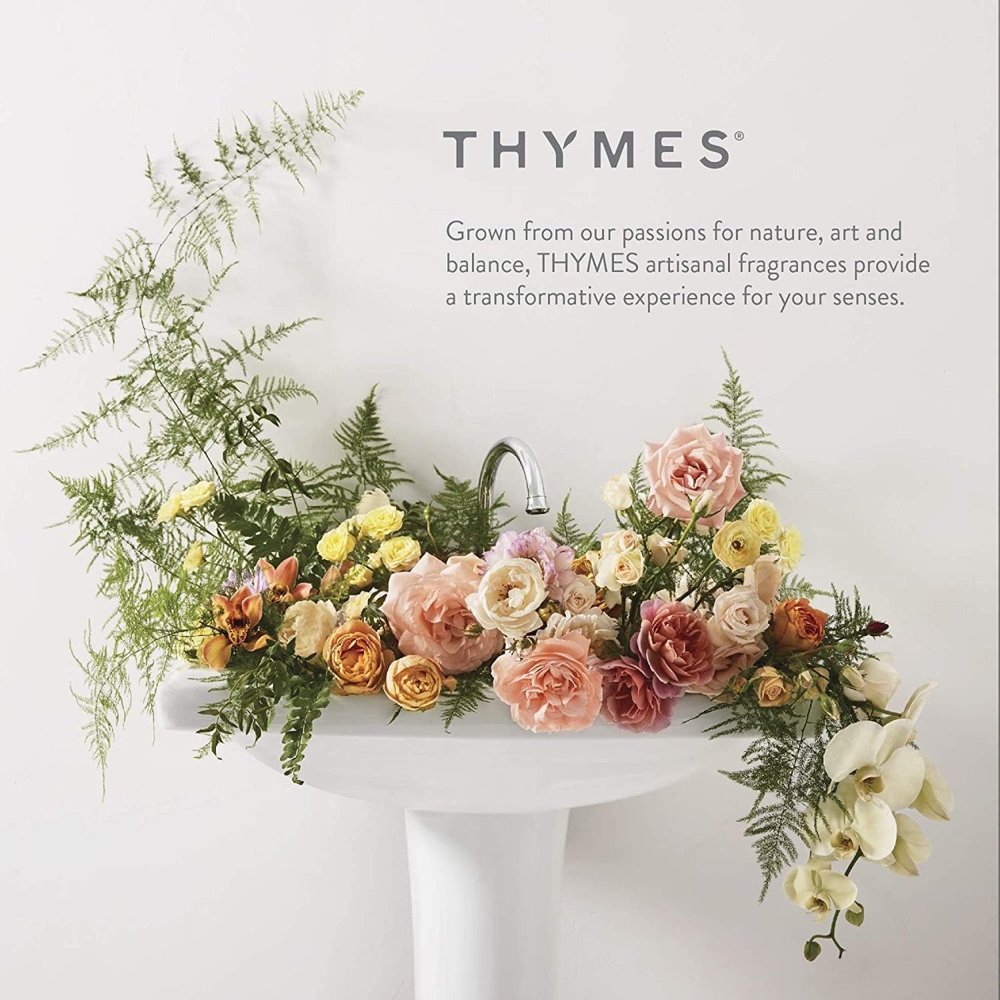 Thymes Reed Diffuser Oil - Fresh-Cut Basil - 7.75 Fl Oz