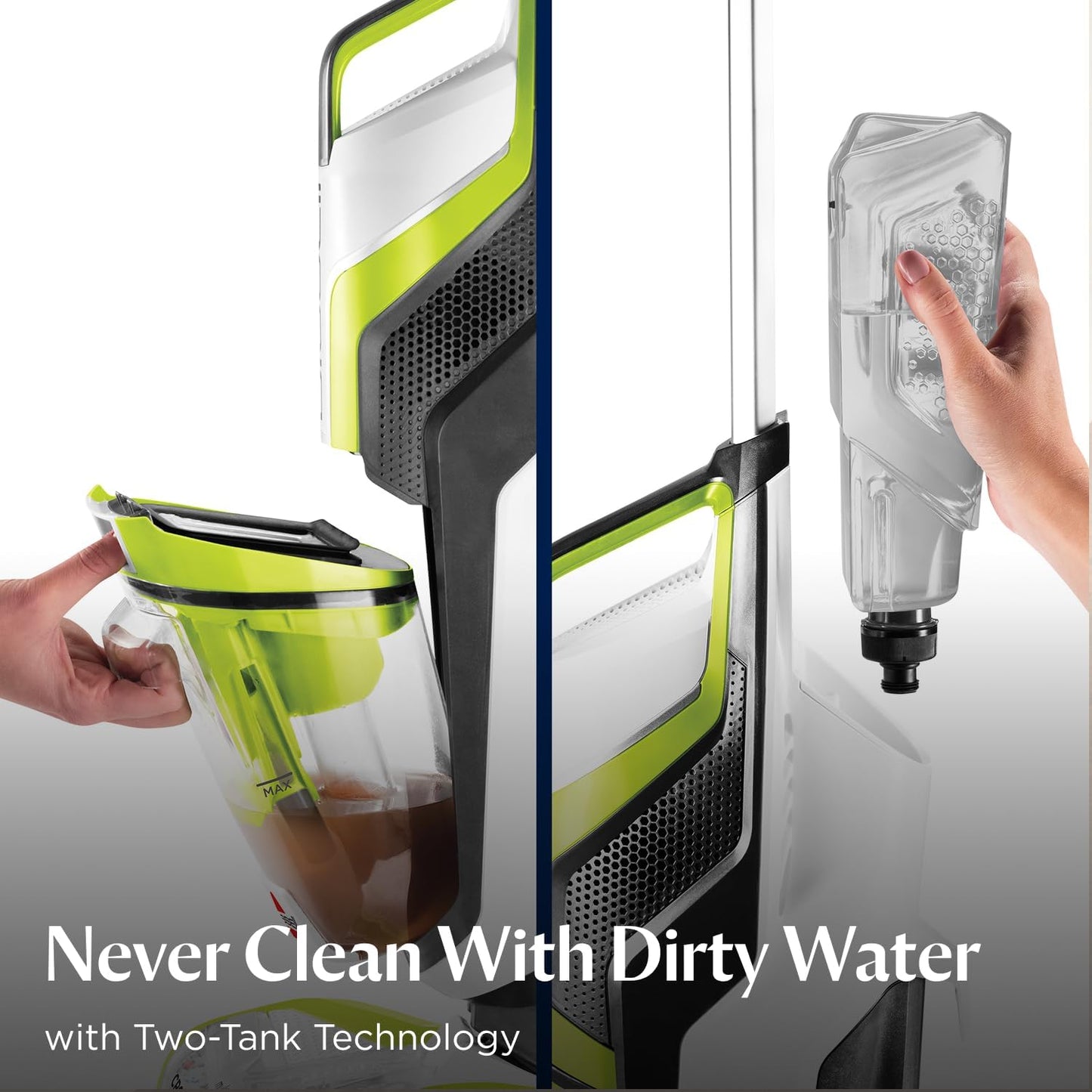 BISSELL Crosswave Turbo Vacuum Mop All in One Wet and Dry Vac Combo Hard Floor & Area Rug Cleaner, 3888A