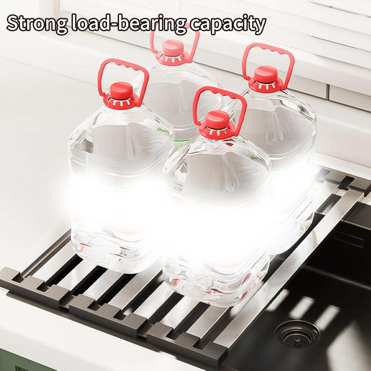 Foldable Dish Drying Rack, Over The Sink Dish Drying Rack ，Dish Drying mat，Dish Drying mats for Kitchen Counter，Stainless Steel Multifunctional mat (23.62×12.8in)