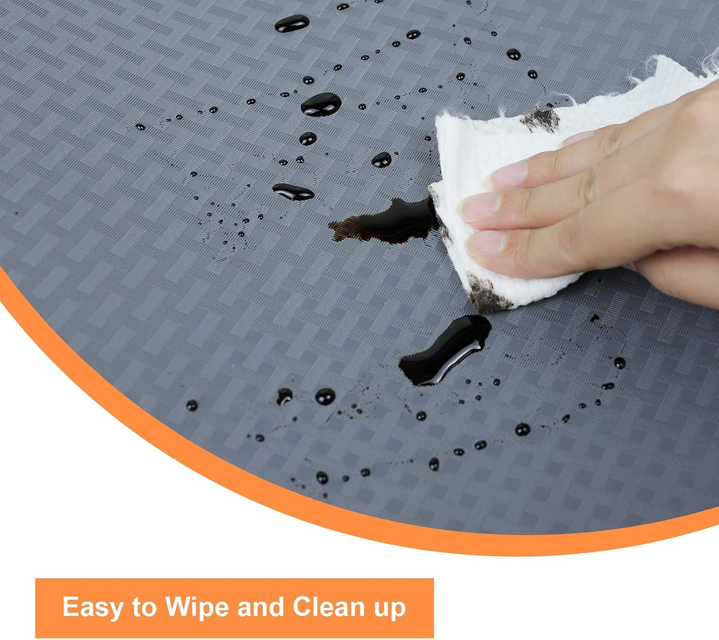 Shelf Liners for Kitchen Cabinets Refrigerator Liners Waterproof & Oil-Proof Kitchen Cupboard Liner Non-Slip Drawer Mats EVA Material Non Adhesive Fridge Mats for Shelves 17.3 x 78.7 Inches