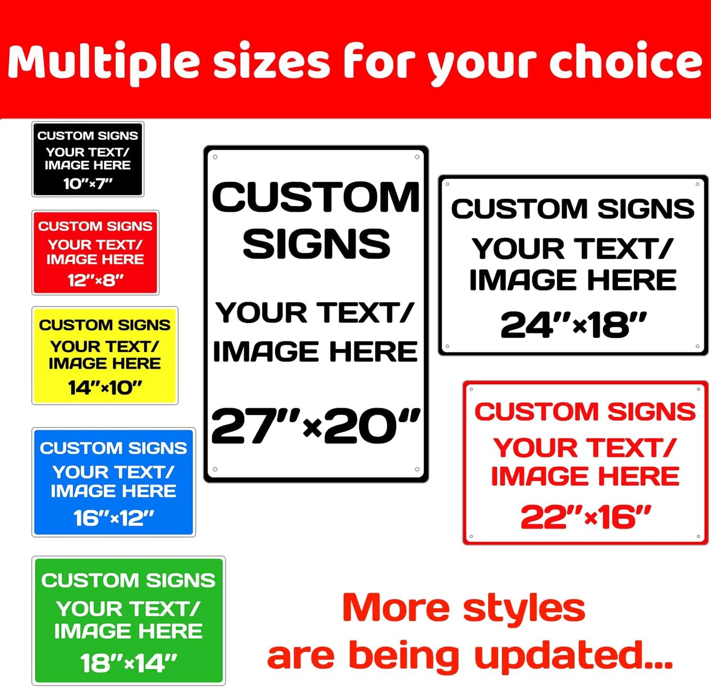 Custom Street Sign,Aluminum Weatherproof Metal Sign Multiple Sizes Custom Personalized Text And picture Here,hazard sign,garden sign,custom door sign,Customised business signs,graduation decorations class of 2024