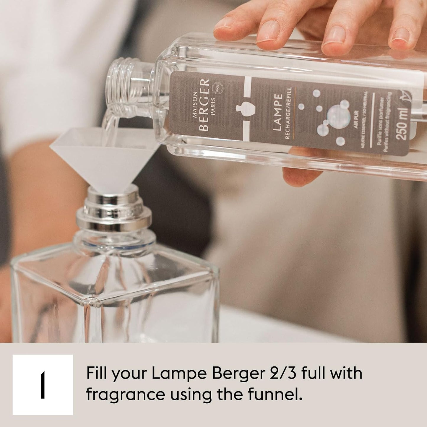 MAISON BERGER - Heavenly Spruce - Lampe Berger Fragrance Refill for Home Fragrance Oil Diffuser - Air Freshener - 33.8 Fluid Ounces - 1 Liter