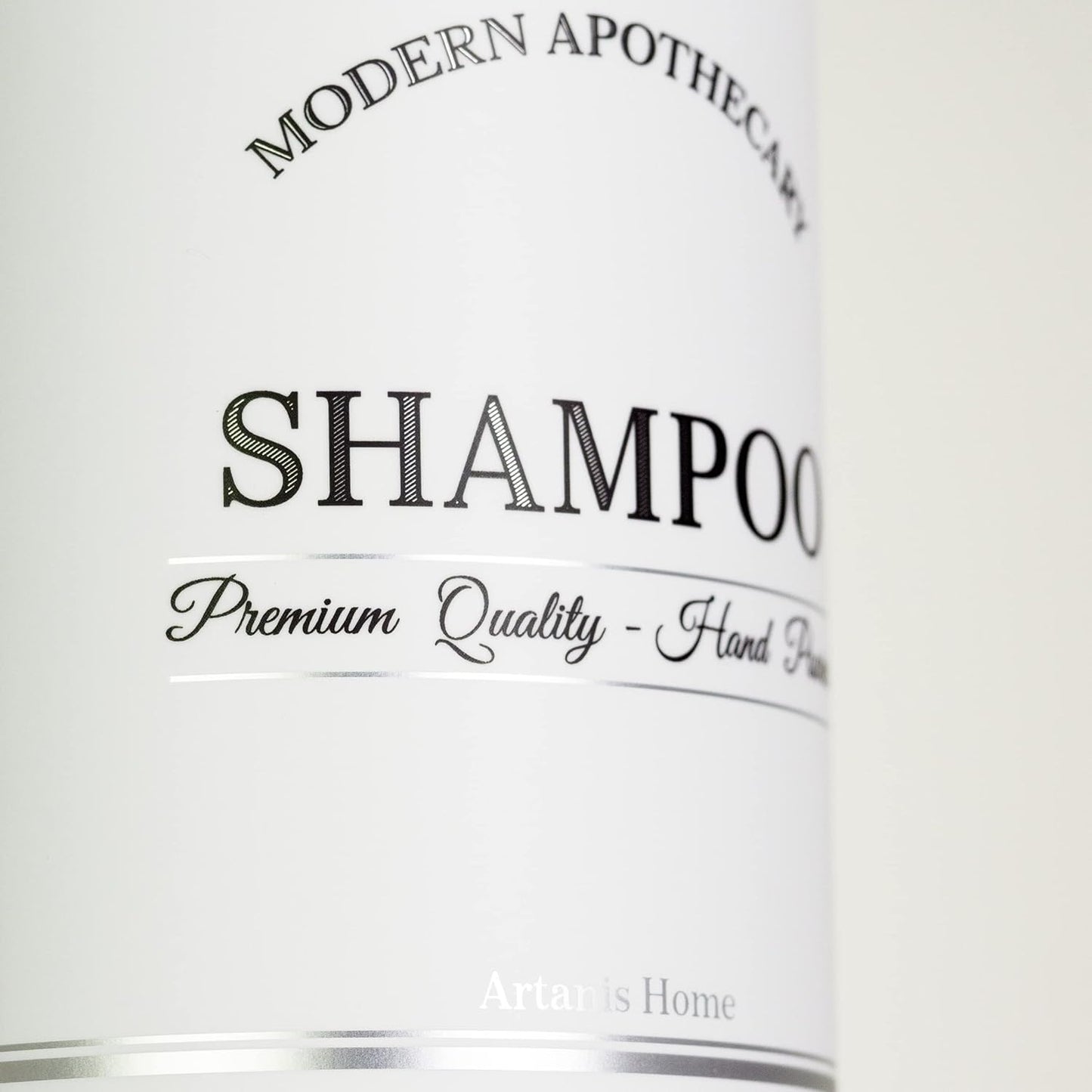 Clear Refillable Shampoo and Conditioner Bottles - Body Wash, Shampoo and Conditioner Dispenser - PET Plastic Shampoo Bottles Refillable with Pump - Waterproof Labels - 16 oz, 3 Pack (White Plastic)