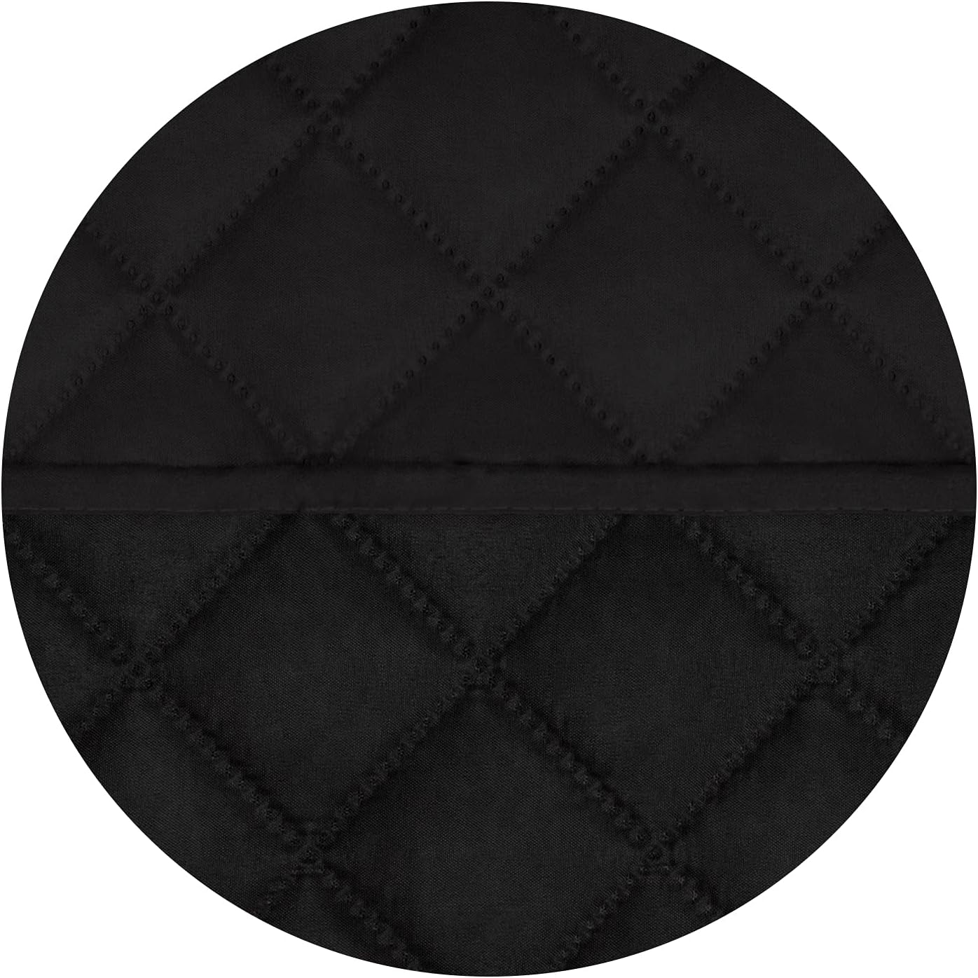 PureFit Reversible Quilted Sofa Cover, Water Resistant Slipcover Furniture Protector, Washable Couch Cover with Non Slip and Elastic Straps for Kids, Dogs, Pets (Small Recliner, Black/Black)