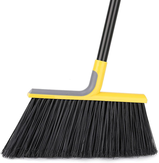 KeFanta Outdoor Broom for Floor Cleaning,58" Heavy-Duty Commercial Broom for Sweeping Concrete Courtyard Garage Patio Indoor Home Kitchen Office Lobby