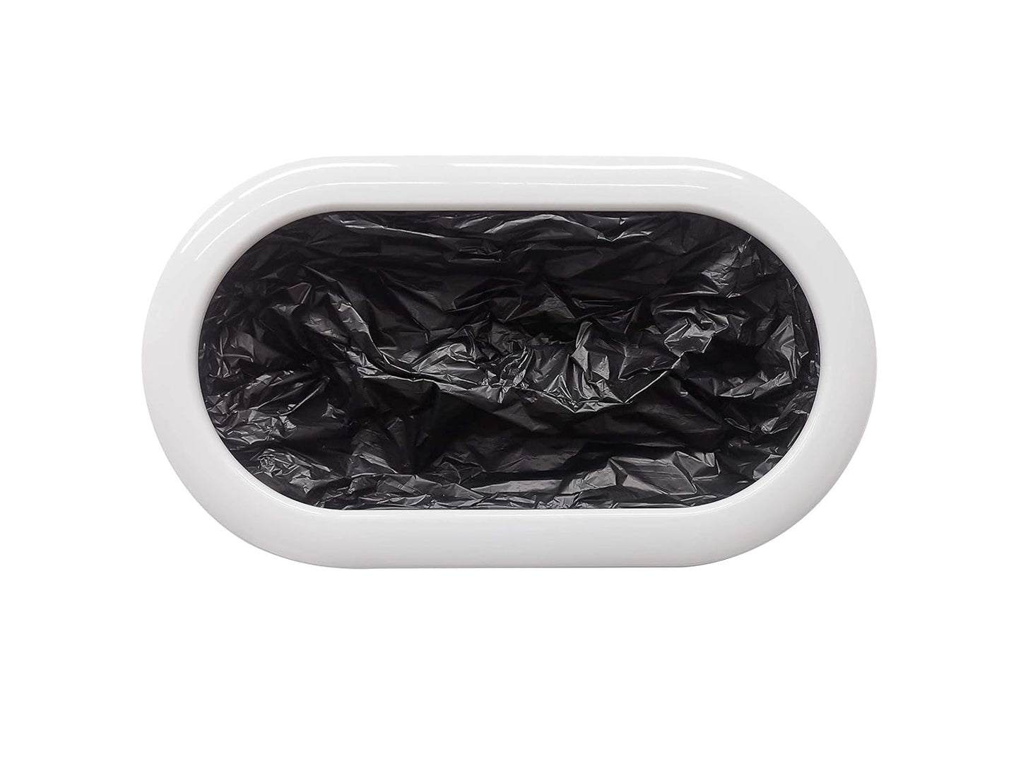 TOWNEW T3 Slim Official Refill Rings for Smart Kitchen Trash Can | Durable Garbage Bags Electric Trash Can - Pack of 6 Refill Rings - Up to 120 Trash Bags (6 Months Supply)