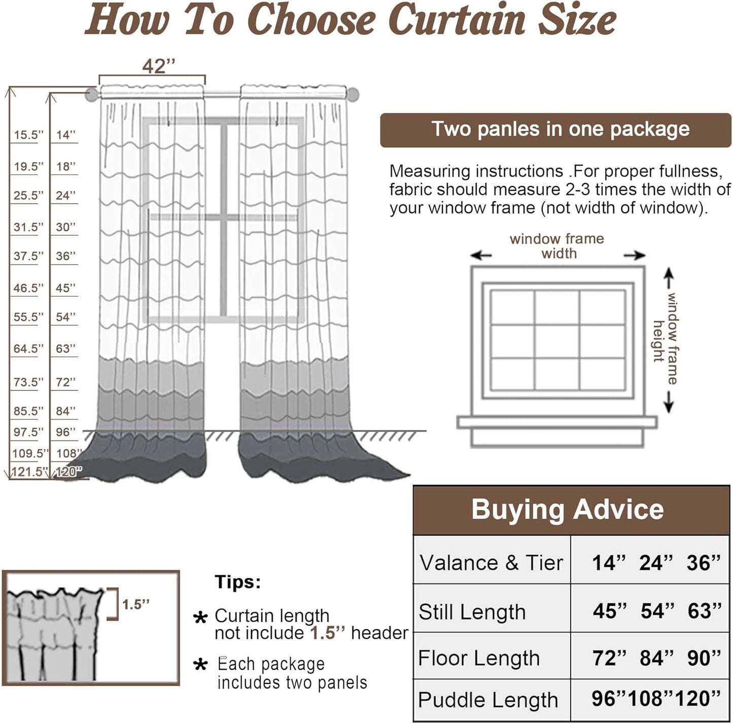 Chyhomenyc Orange Sheer Curtains 78 Inches Long 2 Panels Set for Living Room, Light Filtering Voile Lightweight Bedroom Curtains, Rod Pocket Solid Window Treatment Drapes, Each 42W x 78L